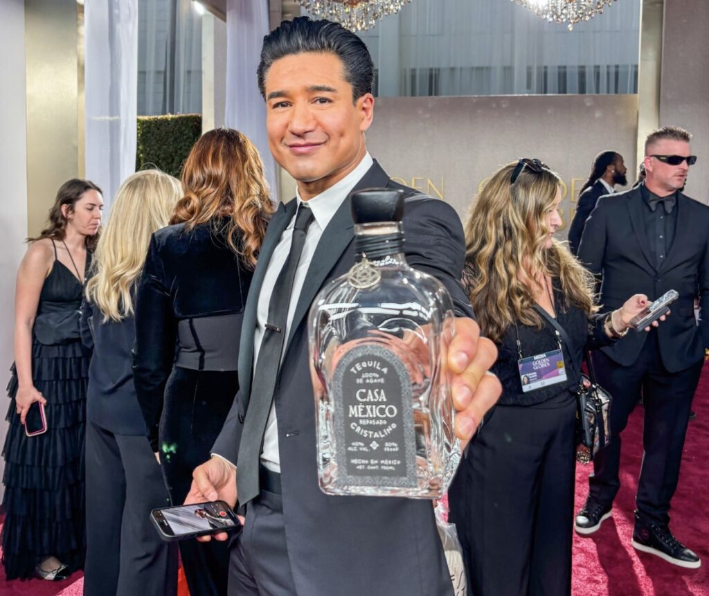 Mario Lopez with Casa México Tequila